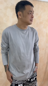 Patgang Kaos Polos Lengan Panjang Pria Katun Premium / Kaos Polos Lengan Panjang Cotton Premium