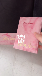 Customized Gift Passport Cover for travel lovers office colleague boss last day farewell wedding favor bridesmaid anniversary graduation birthday celebration personalised names church teacher tutor doctor nurse corporate customised appreciation gift