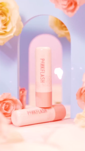 PINKFLASH Lasting Moist Lip Balm Lip Care Deep Hydration | PinkGarden Plant Oil-Based Lasting Moist 4 Natural Ingredients Repair Nourish Reduce Wrinkles