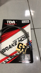 Selang Rem TDR 120 cm Silver Vespa Sprint Primavera LX S LXV GTS 2V 3V Iget Non ABS