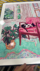 กรอบรูปศิลปะนามธรรมวาดด้วยมือ 2PS มีให้เลือกหลายสไตล์และขนาดสำหรับภาพวาดตกแต่งห้องนั่งเล่น