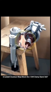 Dudukan Meja Mesin Bor / Drill Clamp Stand 360°