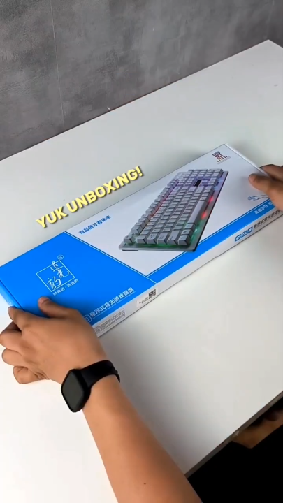 ( TOPSELLER ) Keyboard Gaming Kabel Mechanical Leopard G20 RGBLED Keyboard Eksternal Untuk Komputer - Keyboard Leopard G20 Gaming High Quality
