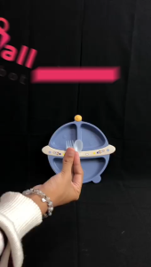 Mall Perabot | Piring Makan Bayi Karakter | Set Piring Anak Garpu Sendok Desain Lucu | Perlengkapan MPASI Anak