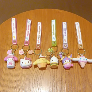 🌻MÓC KHÓA KITTY KUROMI CINNAMOROLL KIỂU MỚI