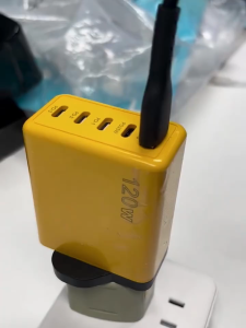 🇸🇬 [In Stock]NEW 120W Charger 5 Ports Fast Charging PD USB Type C Phone Charger Power Adapter Quick Charge 3.0 UK Plug