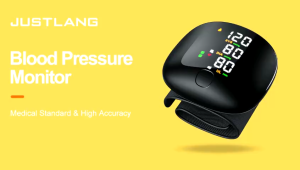 Tensimeter Digital Layar Melengkung Definisi Tinggi Tipe Pergelangan Tangan Alat Tensi Darah Digital Bisa Cas