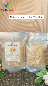 Nhân Hạt Macca Vỡ Đôi Zip Hút Chân Không VietTin Mart