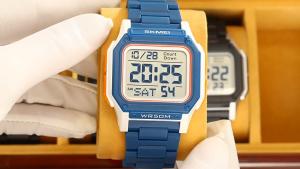 SKMEI 2264 Jam Tangan Pria Digital Sport Tahan air Tali Rantai TPU 5 Bar