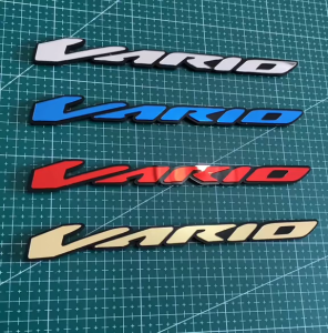 Emblem Akrilik 3D VARIO satu pasang