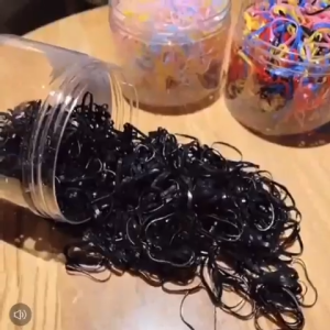 MO66 Ikat Rambut Karet Polos Warna warni Ikat Rambut anak