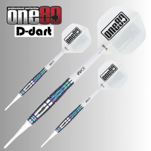 ONE80 SOFT TIP DART - 18G HIROMI SAKUMA 90%TUNGSTEN MIMPI 2 SIGNATURE DART SET ORIGINAL