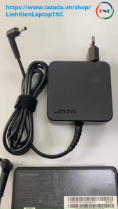 Sạc Laptop Lenovo IdeaPad 20V 3.25A 65W chân Nhỏ 4.0x1.7mm - đường kính đầu sạc 4mm mẫu củ hình Vuông  / Chữ Nhật