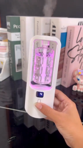 เครื่องฟอกอากาศอโรมา เครื่องพ่นน้ำหอมอัตโนมัติในห้อง เครื่องพ่นน้ําหอม อัตโนมัติ ตั้งเวลา ปรับได้ 5 เกียร์ แบบชาร์จไฟได้หอมสดชื่น หอมติดทนนาน