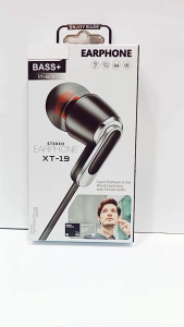 Handsfree Headset + Mic XT-19 Earphone Stereo Sound Quality Heavy Bass