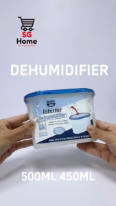 Dehumidifier Moisture Absorber Anti Molding Odours Removal Disposable 500ml