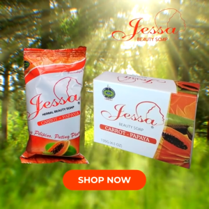 Jessa Herbal Beauty Soap - Carrot & Papaya 135g