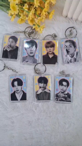 Gantungan Kunci Akrilik BTS MONOCHROME MNCR Merchandise KPOP Ganci Kotak ARMY Pop Up