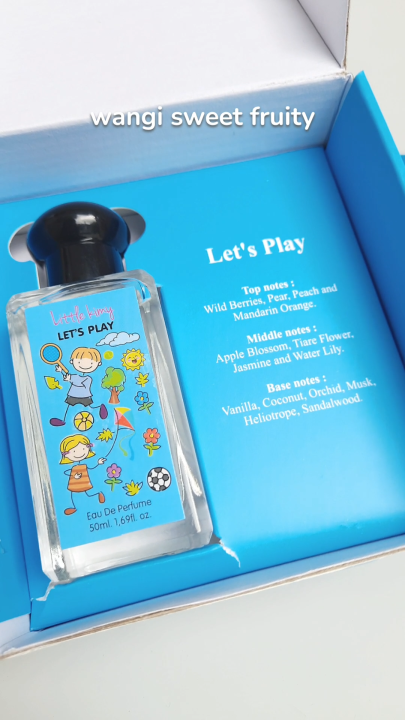 LITTLEKIMY Eau De Parfum Anak Lets Play 50 ml Parfum Lembut Dan