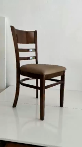 Ghế Cabin Gỗ Cau Su tự nhiên mặt lót nệm da - màu theo yêu cầu - BH 12 tháng ==>LƯU Ý<==> SẢN PHẨM TRÊN GỒM 4 GHẾ