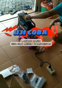 Lakoni Basic 550 SDO - 9 Lt Mesin Kompresor Oli 0.75 HP