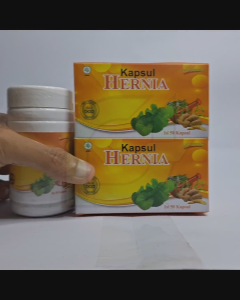 Kapsul Hernia Obat Herbal Turun Berok isi 50 Kapsul Obat Buah Zakar Sakit/Bengkak