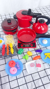 【BHQ TOYS】ชุดของเล่นทําอาหาร ของเล่นเด็ก ของเล่นเครื่องครัว ส่งเสริมพัฒนาการเด็ก