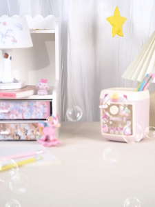 3-layer Rocket Space Colorful School Stationery Bag Pencil Box Case Pencil Cases with Cute Cartoon Design