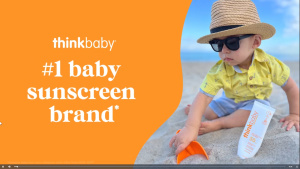 Think sport Safe Sunscreen SPF 50 Family Size (6oz / 177ml)