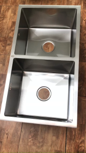 Chậu Rửa Bát Âm Bàn 2 Hố Cân 82x45 cm KOREA cao cấp bền bỉ với thời gian