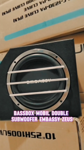 Bassbox Mobil Embassy Zeus Subwoofer Basstube Kotak Aktif 8 Inch EMBASSY 8 INCH ZEUS