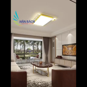 Đèn ốp trầnĐèn thả trần trang trí phòng kháchphòng ngủ phong cánh hiện đại3 chế độ ánh sáng