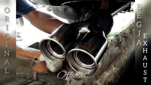 HKS Chrome High-Performance Racing Exhaust System Mobil
