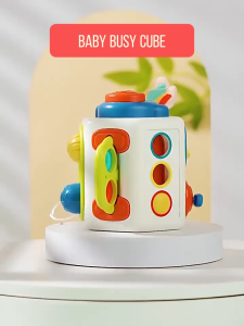 Baby Busy Cube Baby Toys Mainan Baby Newborn Toys Baby Toys 0 12 months Sensory Toys for baby Montessori toys for baby