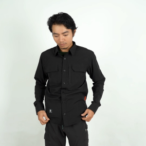 Zarventure Hanzo Kemeja Lengan Panjang Pria Outdoor Quickdry Kemeja Lapangan