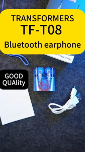 Transformers TF-T08 Wireless Bluetooth Earbuds Bluetooth 5.3 Headset HiFi Stereo Sound Effects Game Audio And Picture Synchronization Call Noise Reduction Long Battery Life