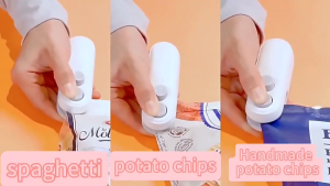 Máy Hàn Miệng Túi Nhựa Mini Sạc USB Tiện Dụng Máy Niêm Phong Thực Phẩm Tiện Lợi Nhỏ Gọn Cho Gia Đình