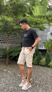 Celana Chino Pendek Pinggang Karet Kain Twill Combed (BUKAN KAIN DRILL YANG DIPASARAN HARGA MURAH)