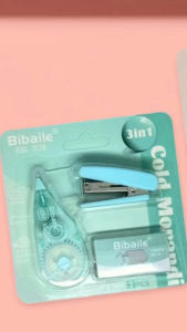 Gratis Semua - (RANDOM) Set Correction Tape & Stapler / Staples & Pita Koreksi Set / Perlengkapan Staples & Isi Staples