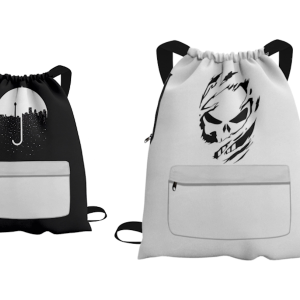 Tas Serut ransel Futsal Bola Olahraga/String Bag Drawstringbag tas serut full print Motif Wolf