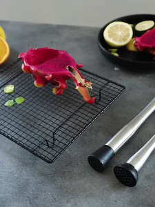 21cm Ice Hammer Crushing Cocktail Muddler Crusher Tools Stainless Steel Barware Mixer Drink Fruit LE