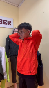 Saiber Jaket Olahraga Jogging Pria wanita Bahan Lembut