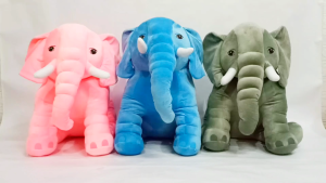 Boneka Animal Elephant Boneka Gajah Duduk XL