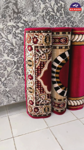 Sajadah Imam Irabel 80cm x 120cm Tebal 12mm Sangat Padat Halus Lembut dan Elegan Alas Sholat Jumbo