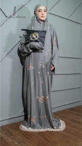 NAFHA - Mukena Terusan Dewasa Bordir Sheila