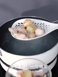 Besar Sendok Saringan Mie - Sendok Saringan Besar Serbaguna - Penyaring Mie