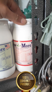 Pupuk NPK Daun Growmore 20 20 20 Kemasan Botol 454 Gram Original 100%
