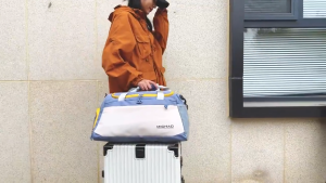 กระเป๋าขนาดใหญ่สำหรับเดินทาง ไซโลรองเท้าอิสระ กันน้ํา ความจุขนาดใหญ่ กระเป๋าเดินทางกีฬา travel bag