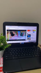 Super slim laptop Chroombook- play store- Wi-Fi- Bluetooth- Hd web came- 18 months warranty