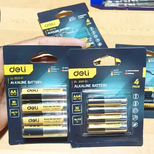Pin Kiềm Deli Pin AA (2A) pin tiểu -  AAA (3A) pin nhí hạn sử dụng 10 năm không sạc